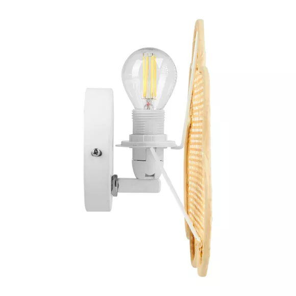 Eminza Applique Murale Enfant Bambou (30 X 20 Cm) Nuage Beige