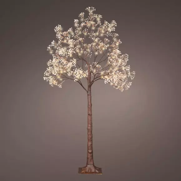 Eminza Arbre Lumineux 126 LED (H150 Cm) Cerisier En Fleurs Blanc Chaud