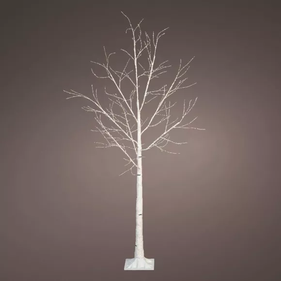Eminza Arbre Lumineux 600 LED (H180 Cm) Bouleau Lucidum Blanc Chaud