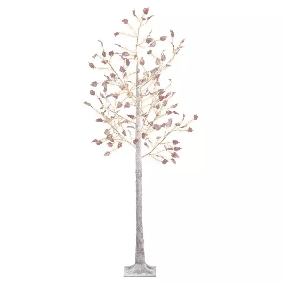 Eminza Arbre Lumineux 600 LED (H210 Cm) Peuplier Elissa Blanc Chaud