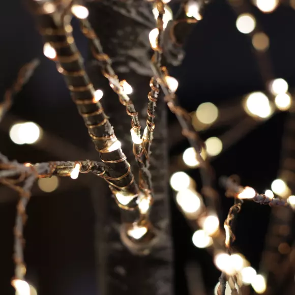 Eminza Arbre Lumineux 750 LED (H220 Cm) Bouleau Blanc Chaud