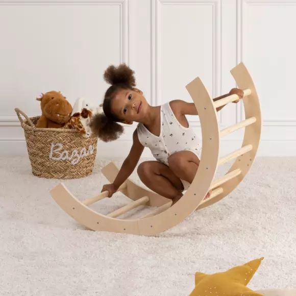 Eminza Arche D'apprentissage Bébé (81 X 40.5 Cm) Noé Beige