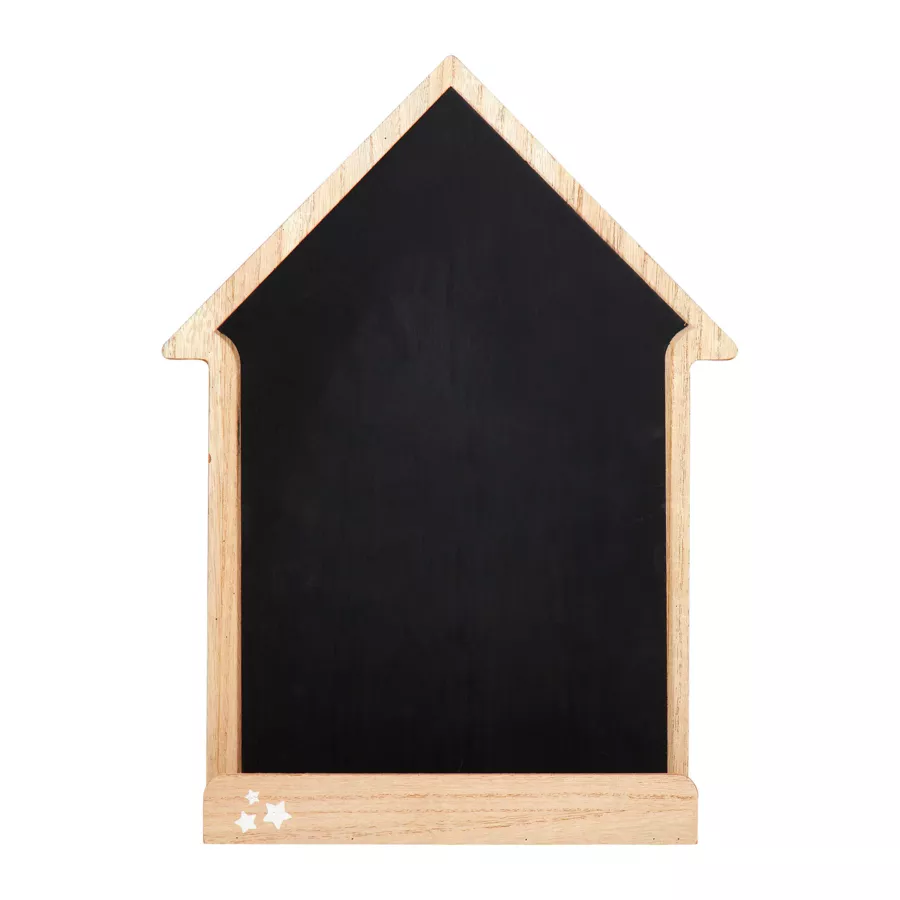 Eminza Ardoise Chevalet Enfant Bois (30 X 40 Cm) Maison Marron