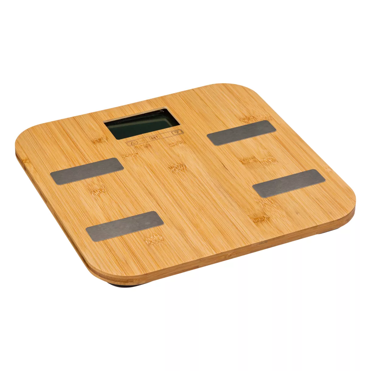 eminza Balance Pèse personne électronique Impédancemètre Bambou