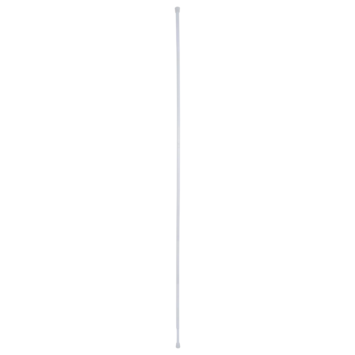 eminza Barre de rideau de douche autobloquante (de 105 à 250 cm) Blanc