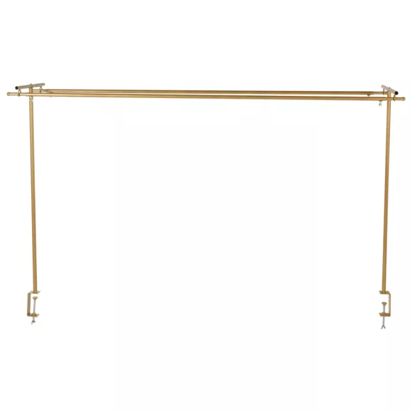 Eminza Barre De Table Réglable Double (L142 à 240 Cm) Pour Décoration Or