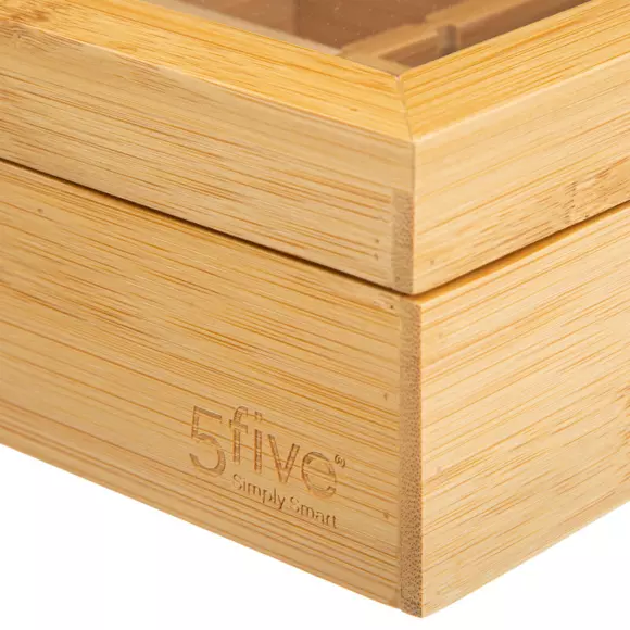 Eminza Boite De 12 Compartiments Amovibles (23 X 28 Cm) Bambou Siao