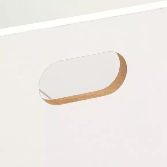 Eminza Boite De Rangement (15 X 31 X 15 Cm) Mano Blanc