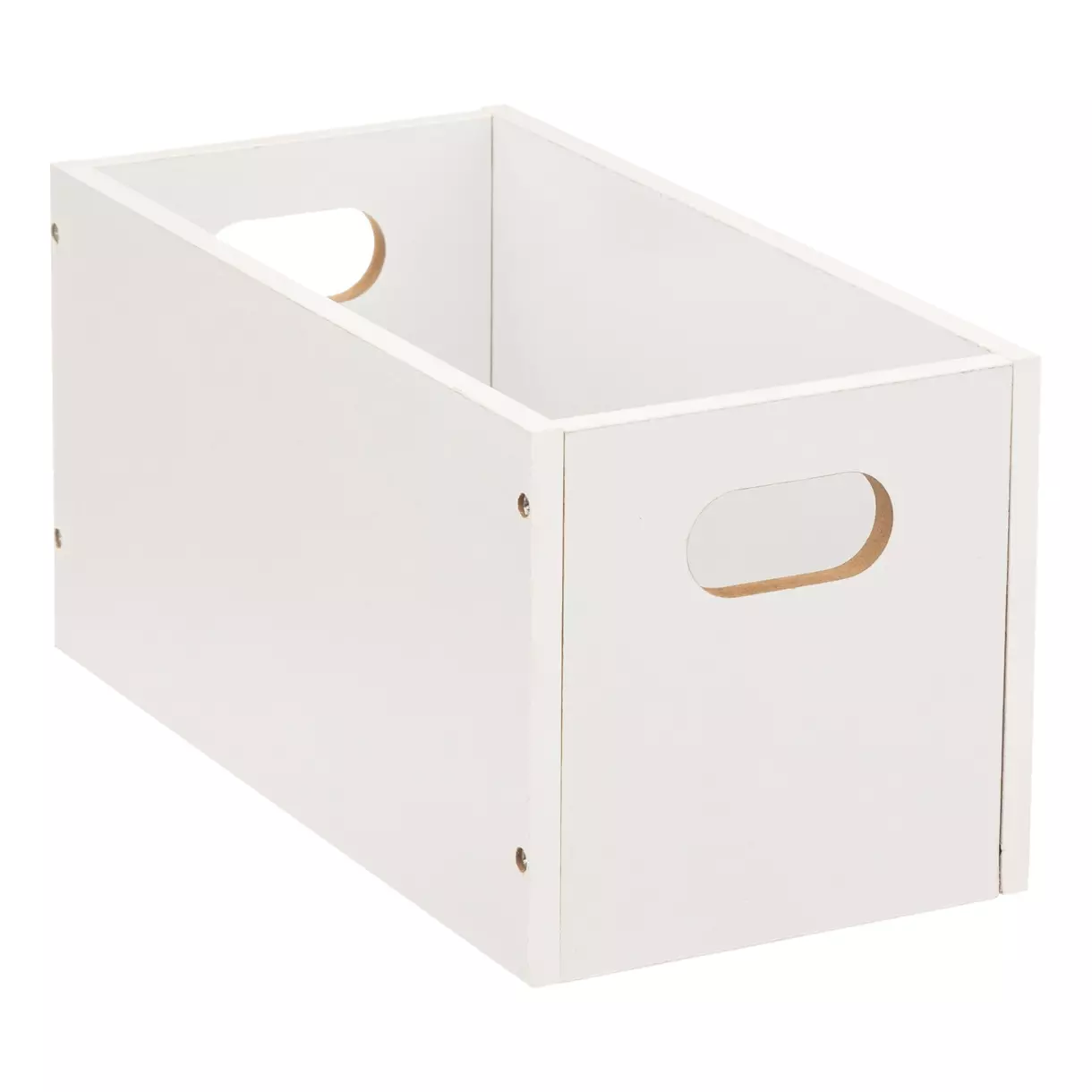 eminza Boite de rangement (15 x 31 x 15 cm) Mano Blanc