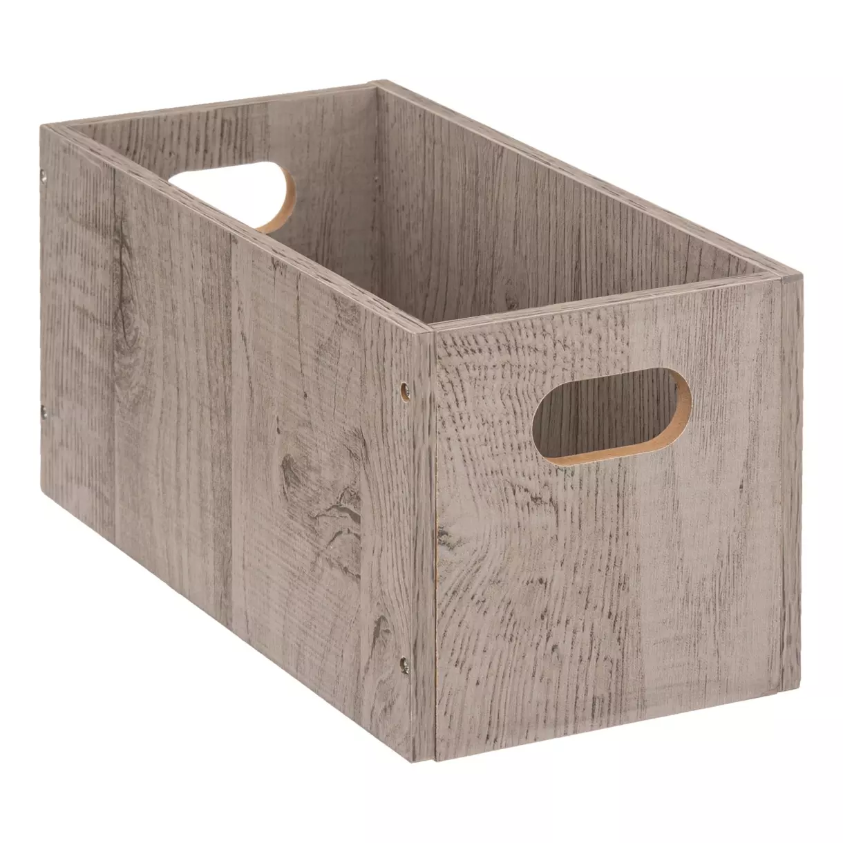eminza Boite de rangement (15 x 31 x 15 cm) Mano Grise