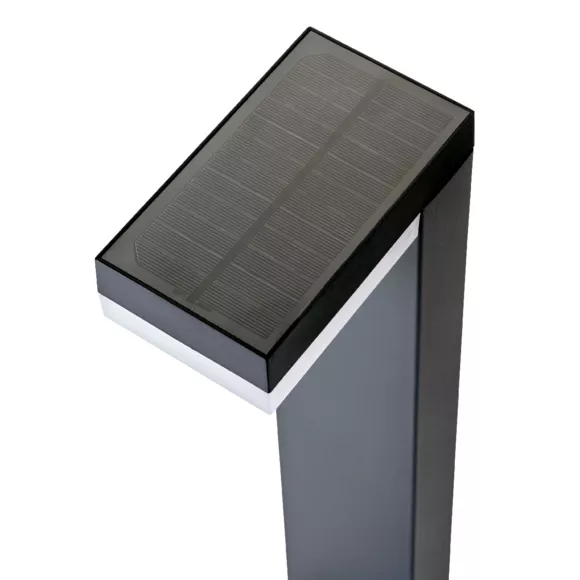 Eminza Borne De Jardin Solaire 600 Lumens (H70 Cm) Elite Gris Anthracite