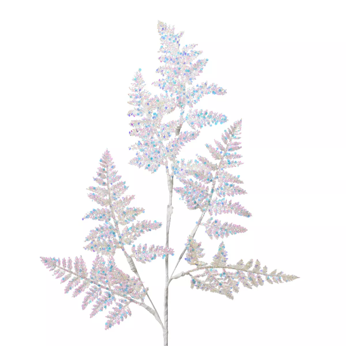 eminza Branche de feuille (H69 cm) Fougère Royale Irisée