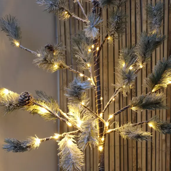 Eminza Branche De Sapin Lumineuse (180 Cm) Jana Blanc Chaud