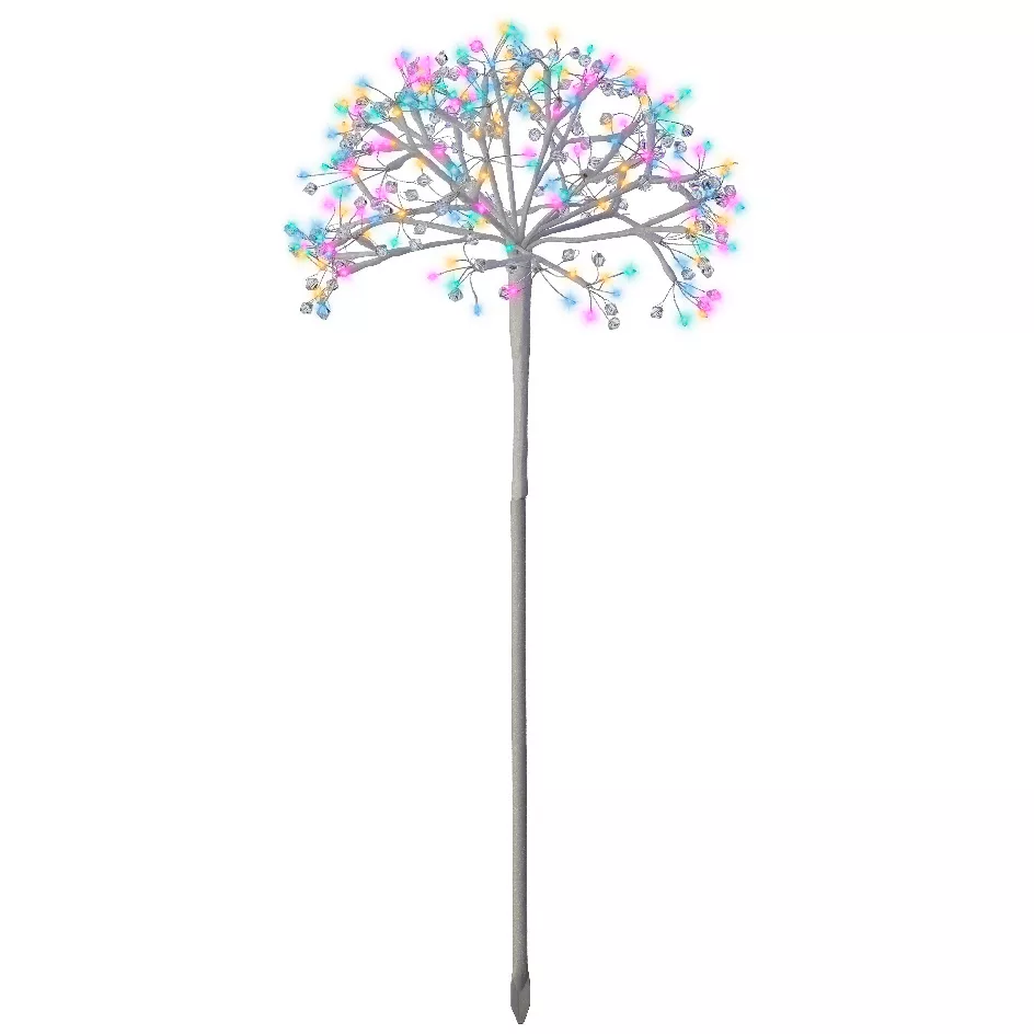 eminza Branche lumineuse 192 LED (H75 cm) Arbre de Noël Multicolore