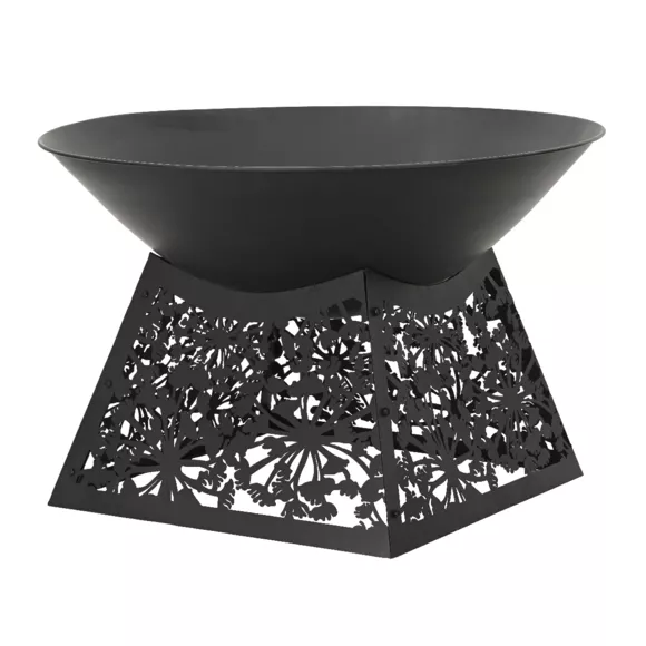 Eminza Braséro D'extérieur (D75 X H48 Cm) Veracruz Noir