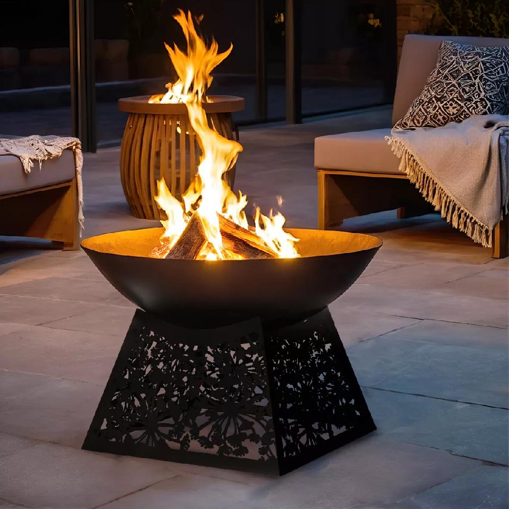 eminza Braséro d'extérieur (D75 x H48 cm) Veracruz Noir