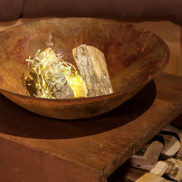 Eminza Brasero De Jardin (D75 X H58 Cm) Moderna Rouille