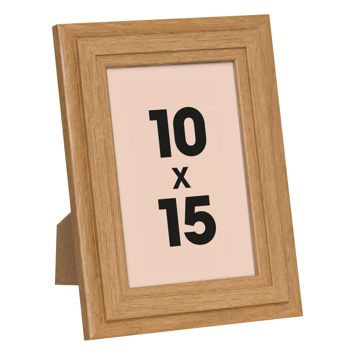 eminza Cadre photo mural bois (10 x 15 cm) Alix Marron