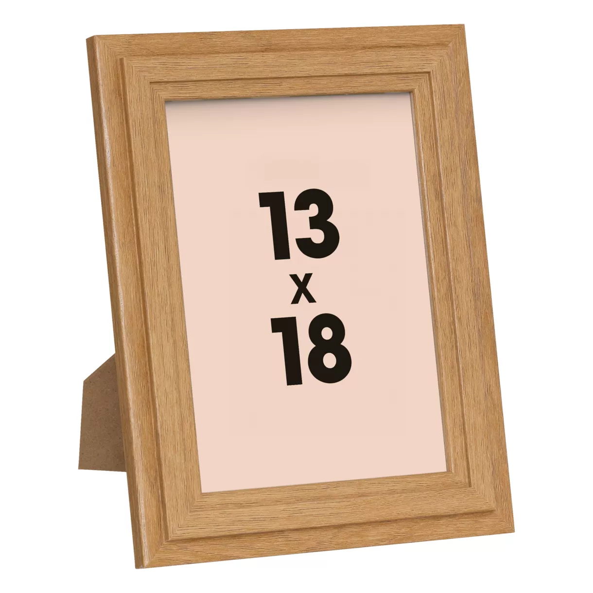 eminza Cadre photo mural bois (13 x 18 cm) Alix Marron