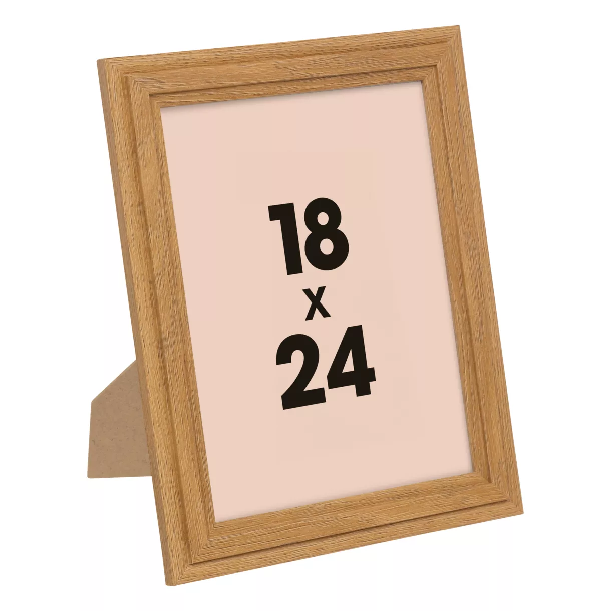 eminza Cadre photo mural bois (18 x 24 cm) Alix Marron