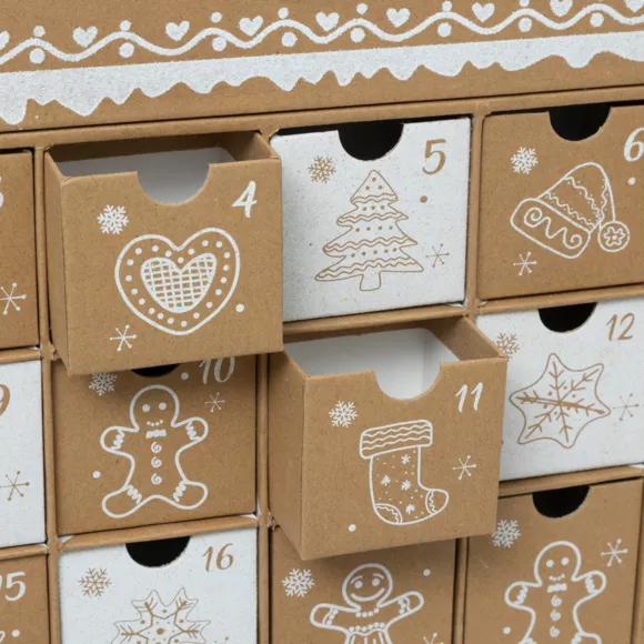 Eminza Calendrier De L'Avent à Remplir Maison Pain D'épices