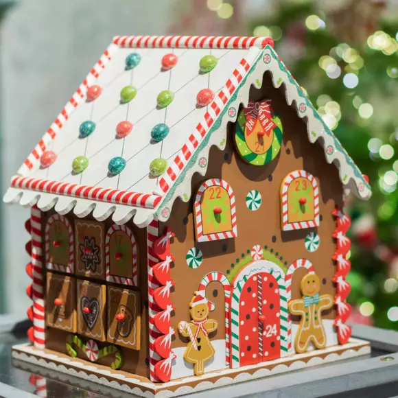 Eminza Calendrier De L'Avent à Remplir Pain D'épices Gourmand Multicolore