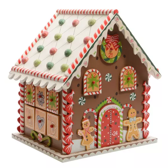 Eminza Calendrier De L'Avent à Remplir Pain D'épices Gourmand Multicolore