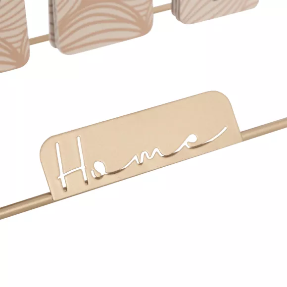 Eminza Calendrier Perpétuel Métal (H17 Cm) Automne Rose
