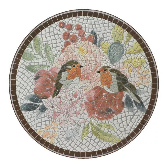 Eminza Chaise Bistro Pliable En Mosaïque Aberdeen Marron