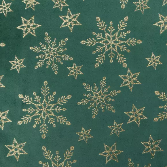Eminza Chemin De Table (300 X 28 Cm) Cristaux Pailletés Vert