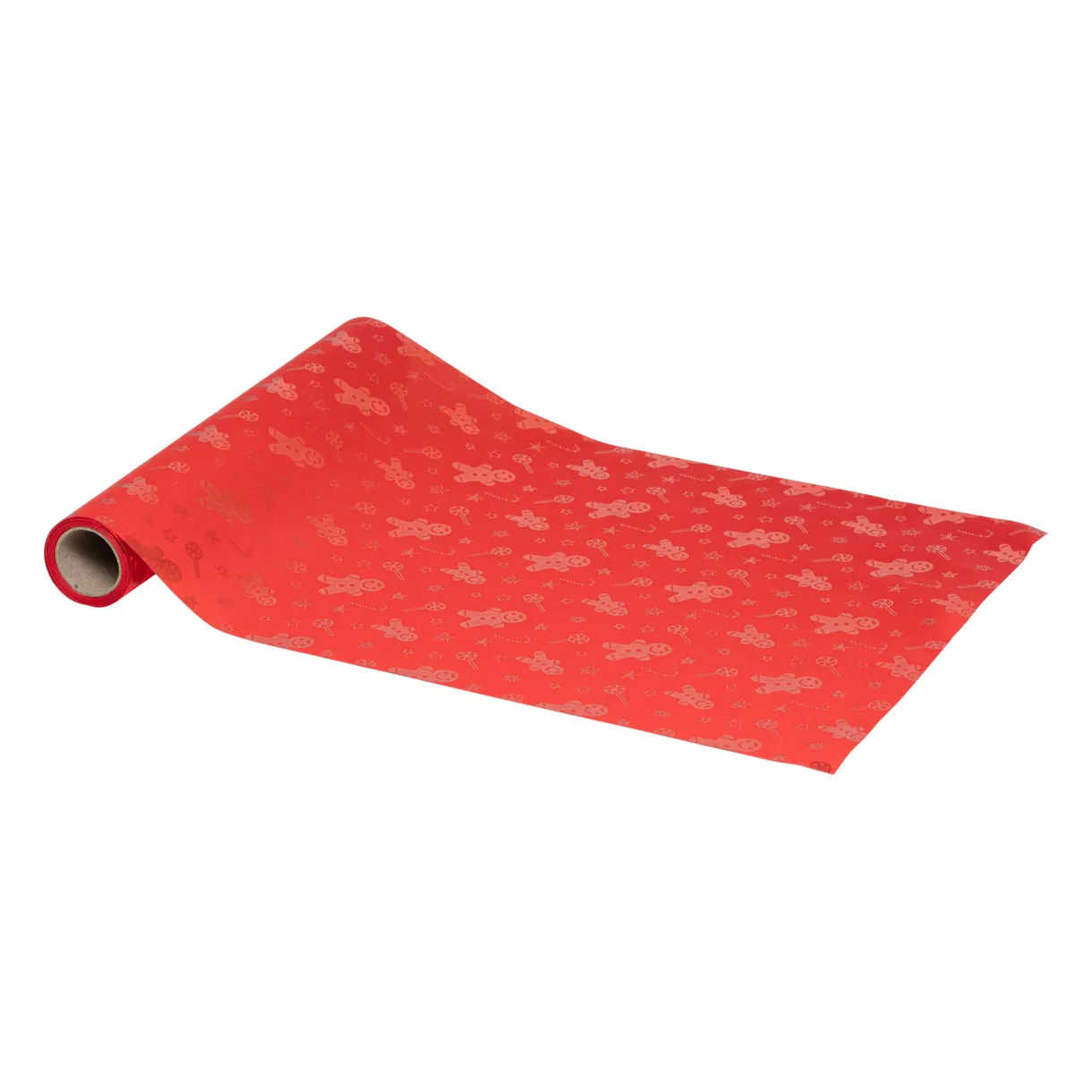 eminza Chemin de table (300 x 28 cm) Pain d'épice Rouge et doré