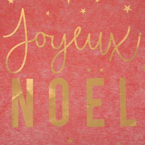 Eminza Chemin De Table (500 X 28 Cm) Joyeux Noël Rouge Et Or