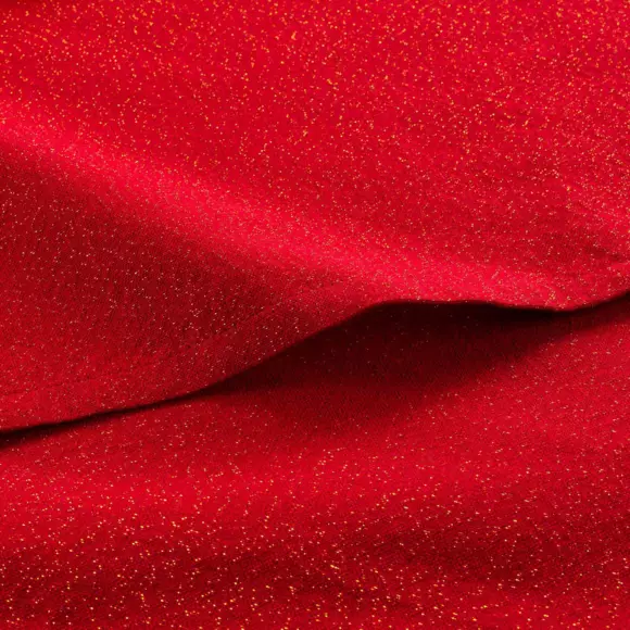Eminza Chemin De Table Coton (140 X 40 Cm) Elegancia Rouge