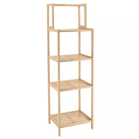 Eminza Colonne De Rangement En Bambou (H125 Cm) Harmonie Naturel