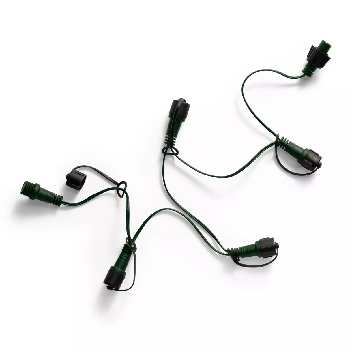 eminza Connecteur câble vert 6 guirlandes système LED Raccordable