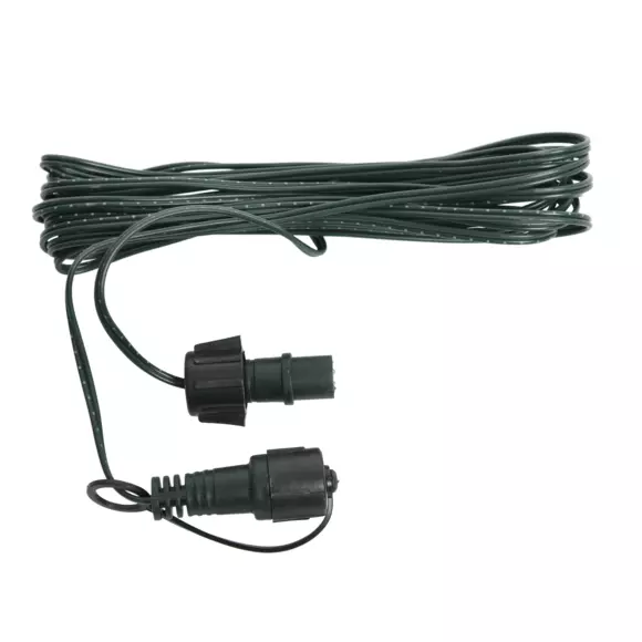 Eminza Connecteur Rallonge Câble Vert 20 M 2 Guirlandes Système LED Raccordable