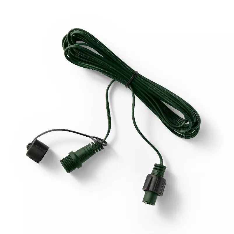 eminza Connecteur rallonge câble vert 20 m 2 guirlandes système LED Raccordable