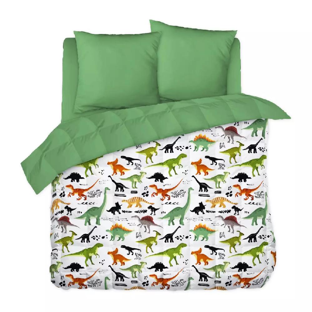 eminza Couette imprimée enfant (260 x 240 cm) Cretace Verte