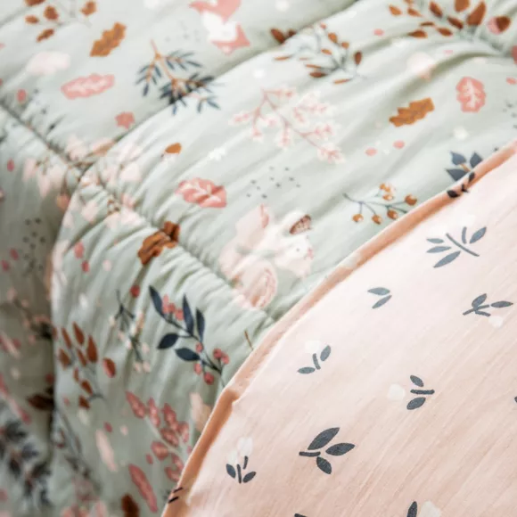 Eminza Couette Imprimée Enfant Et Sa Taie D'oreiller (140 X 200 Cm) Tamia Multicolore