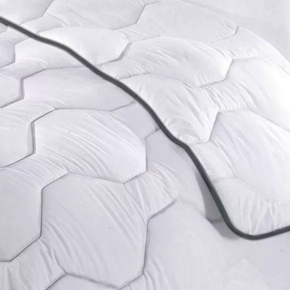 Eminza Couette Très Chaude Enveloppe Percale De Coton (260 X 240 Cm) Galaxie Blanche