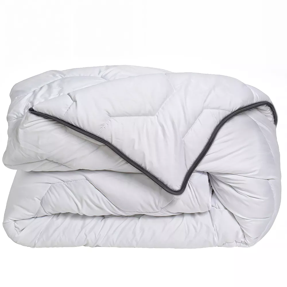 eminza Couette très chaude enveloppe percale de coton (260 x 240 cm) Galaxie Blanche