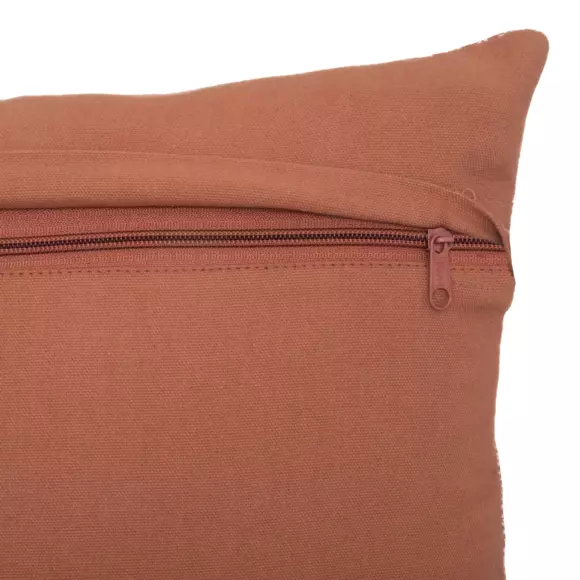Eminza Coussin Carré Coton (38 X 38 Cm) Otto Terracotta