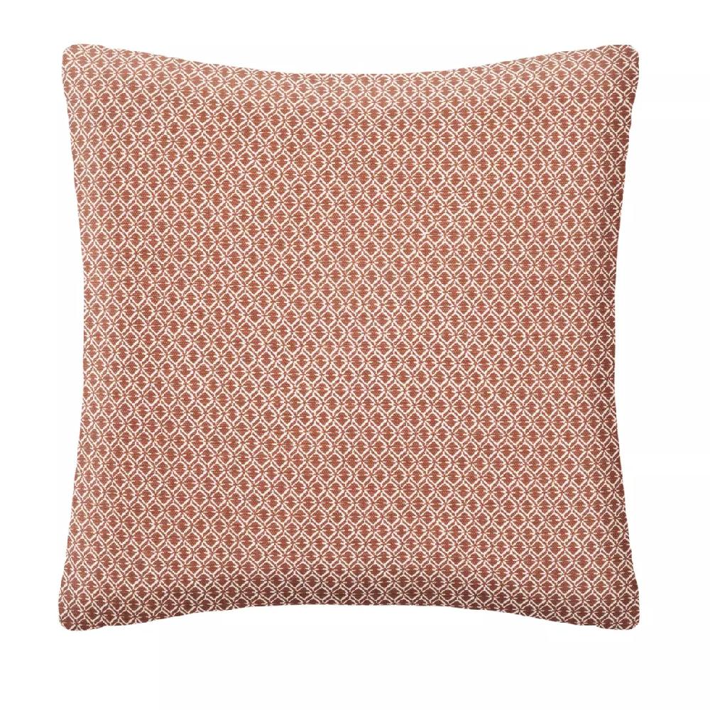 eminza Coussin carré coton (38 x 38 cm) Otto Terracotta