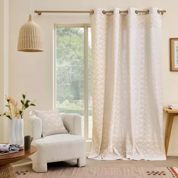 Eminza Coussin Carré Coton (45 X 45 Cm) Saharis Beige