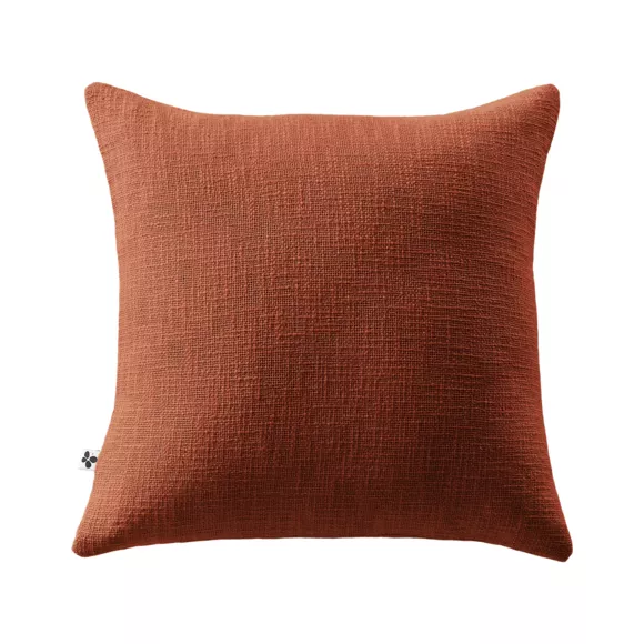 Eminza Coussin Carré Coton (45 X 45 Cm) Sixtine Terracotta