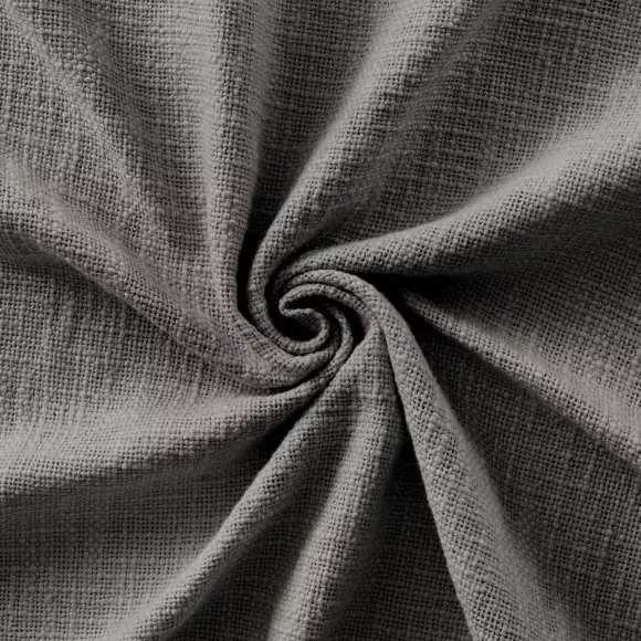 Eminza Coussin Carré Coton (60 X 60 Cm) Sixtine Gris Ardoise
