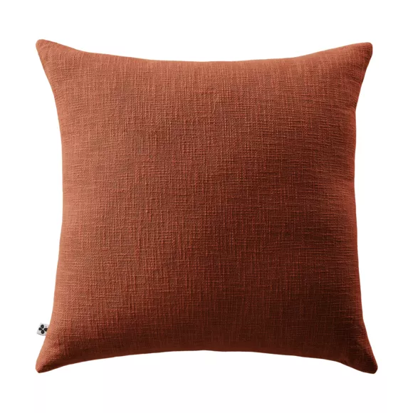 Eminza Coussin Carré Coton (60 X 60 Cm) Sixtine Terracotta