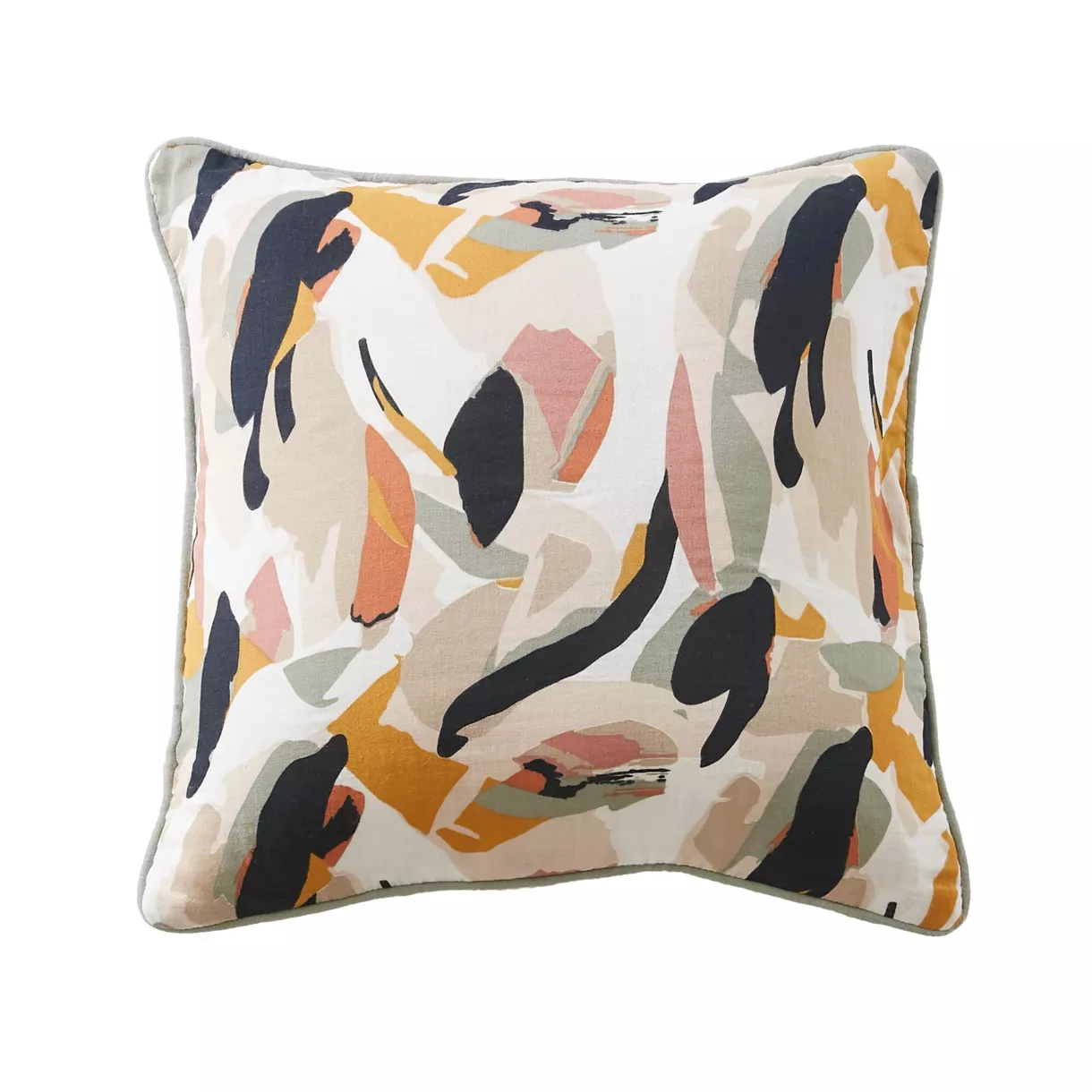 eminza Coussin carré gaze de coton (45 x 45 cm) Mathilda Multicolore