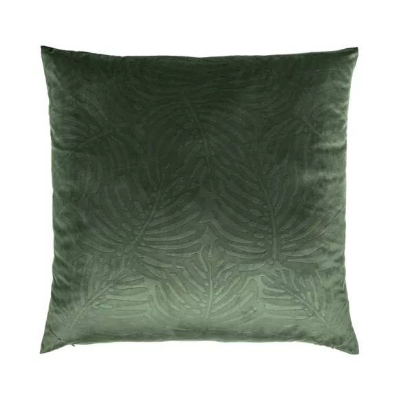 Eminza Coussin Carré Velours (60 X 60 Cm) Fern Vert Romarin