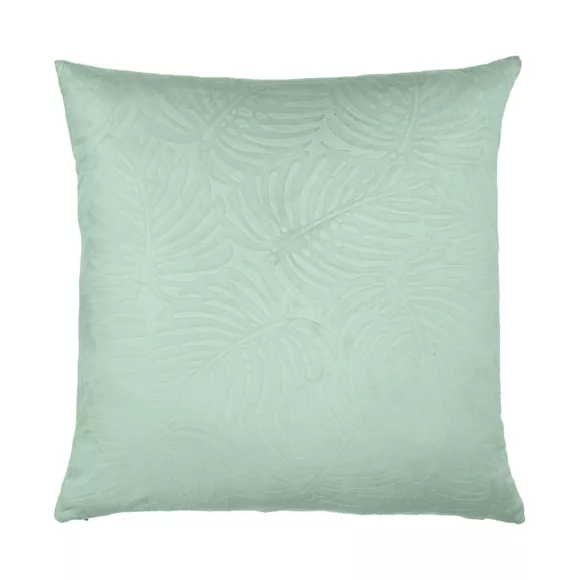 Eminza Coussin Carré Velours (60 X 60 Cm) Fern Vert Sauge